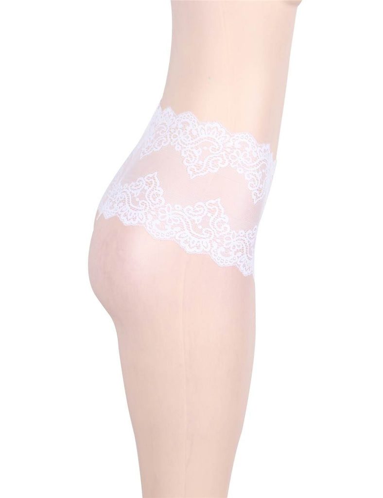 Sexy High Waist Floral Lace Panty