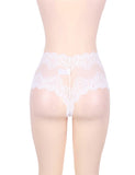 Sexy High Waist Floral Lace Panty