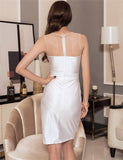 Elegant Embroidery Black Bodycon Fashion Dress