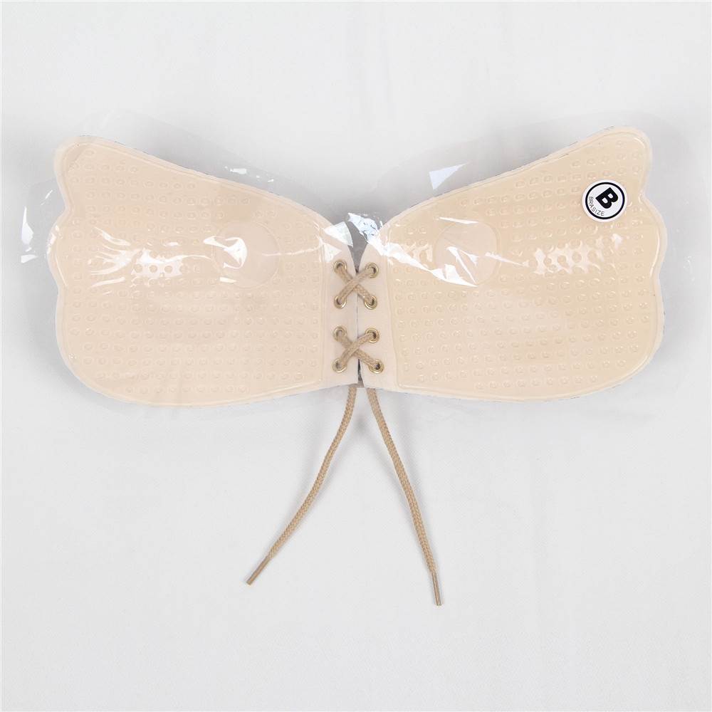 Strapless Self Adhesive Silicone Invisible Blue Push-up Bra