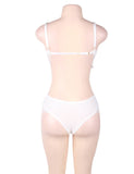 Black Lace Temptation 2pcs Bralette Lingerie Set