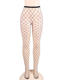 White Fence Net Thigh Highs Stocking