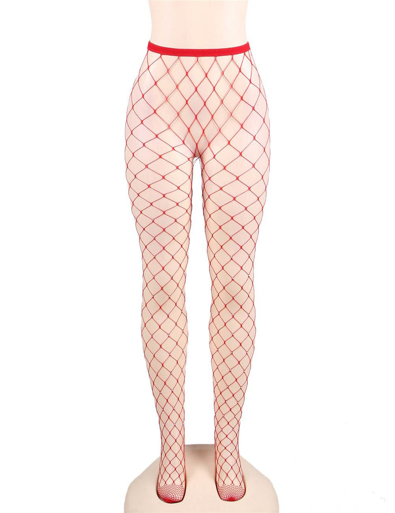 Fashion Black Sparkle Fishnet Pantyhose