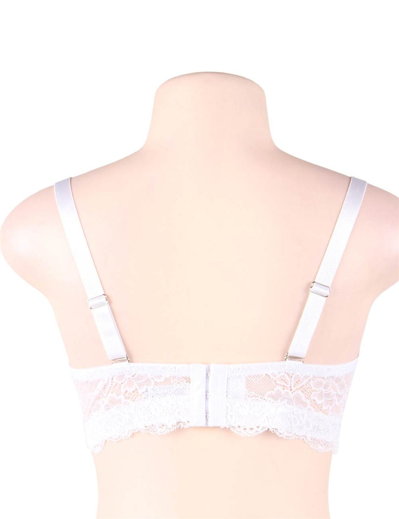 New White High Quality Lace Comfortable T-shirt Bra