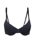 Black Smooth Seamless Push Up Comfortable T-shirt Bra