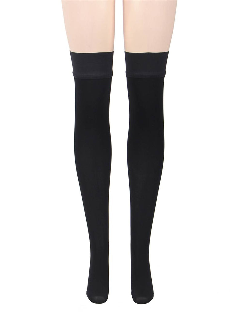 Black Bow Tie Stockings