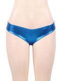 Sexy Rosy and Blue and Silver Metallic Shorts