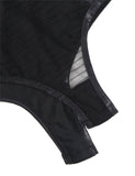 Lace Leather Stitching Teddy WITH FARAWLAYA