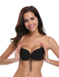 Strapless Self Adhesive Silicone Invisible Blue Push-up Bra Egypt