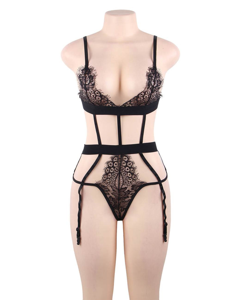 Love Affair Black Lace Teddy