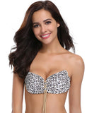 Strapless Self Adhesive Silicone Invisible Blue Push-up Bra