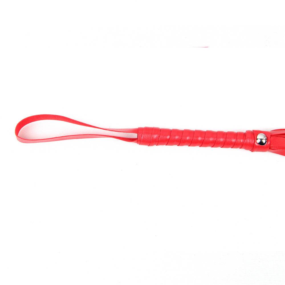 Pink & Red & Black Leather Whip Tease Play Adult Couple Game Toy BDSM