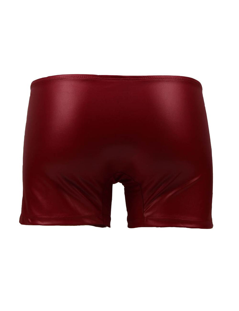 Men‘s Leather Pants With Exposed Hips With Farawlaya