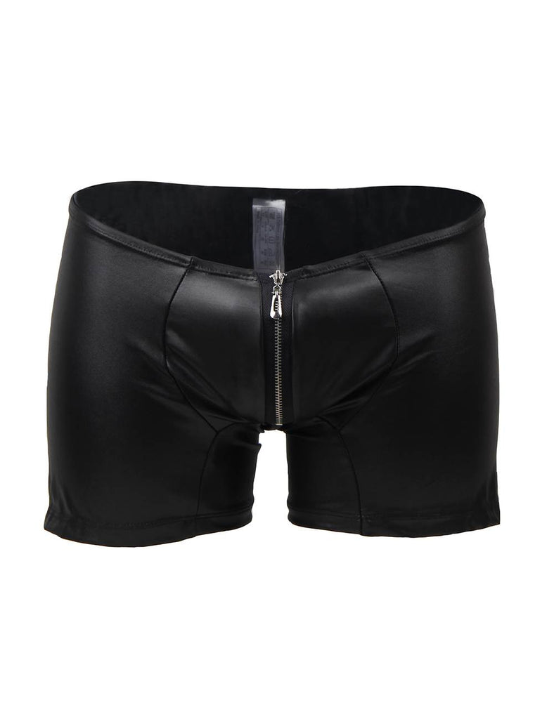 Men‘s Leather Pants With Exposed Hips With Farawlaya