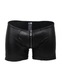 Men‘s Leather Pants With Exposed Hips With Farawlaya