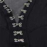 Plus Size Crotch Open Lace Wind button Mature Transparent Sexy Underwear