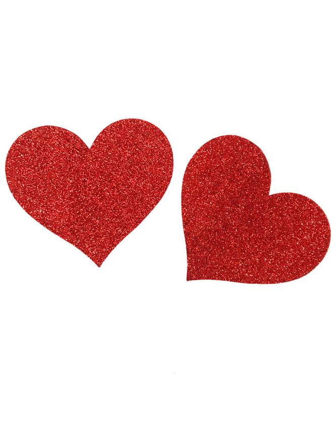 Glitter Heart-shaped Nipple Cover