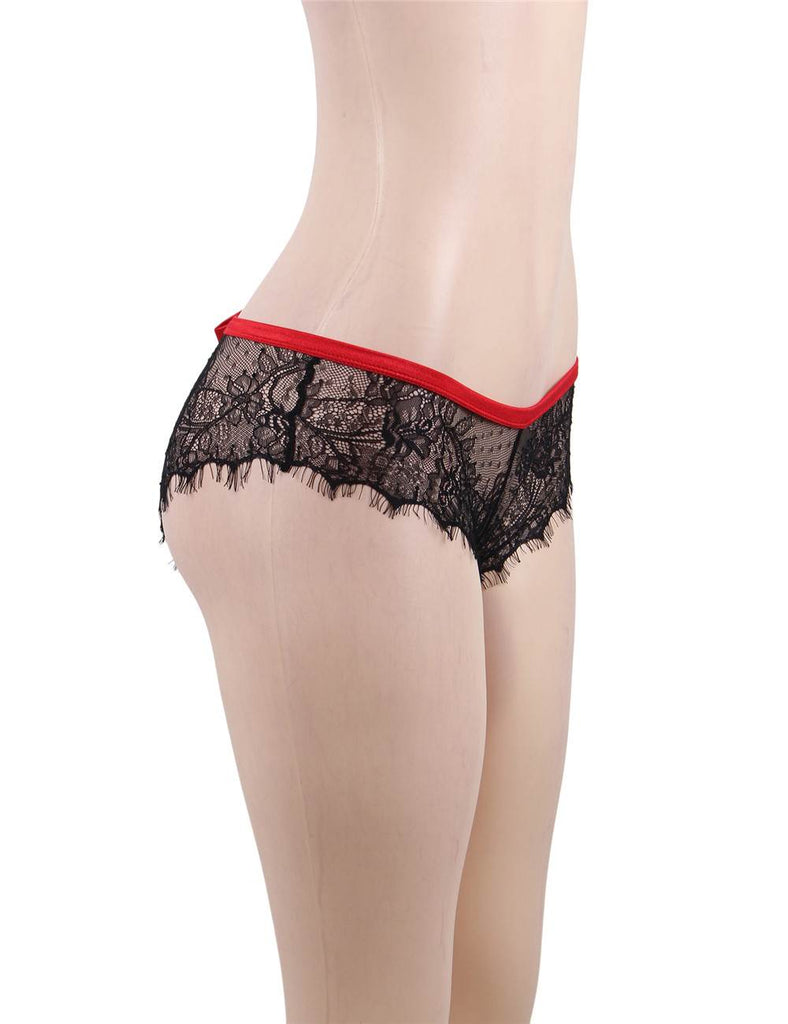 Sexy Lace Silk Strappy Panty