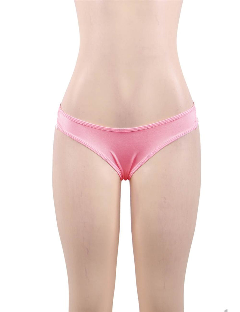 Pink Sexy Floral Lace Panty