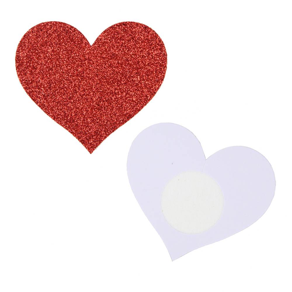 Glitter Heart-shaped Nipple Cover