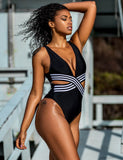 White Simple Sexy Summer Women‘s One Piece Swimsuit