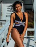 White Simple Sexy Summer Women‘s One Piece Swimsuit