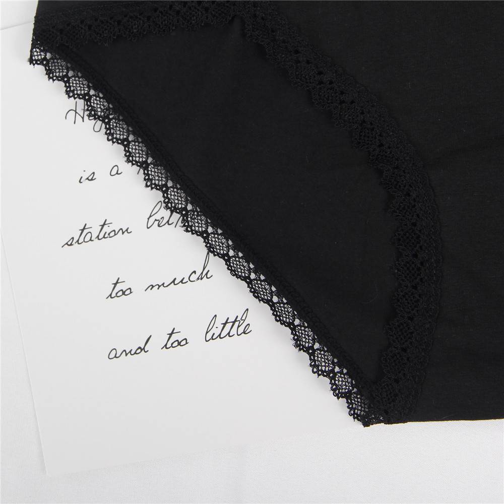 Comfort Ultra-Soft Lace Edge Ladies Cotton Underwear