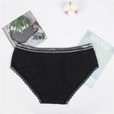 New Comfort Ultra-Soft Lace Edge Ladies Cotton Underwear