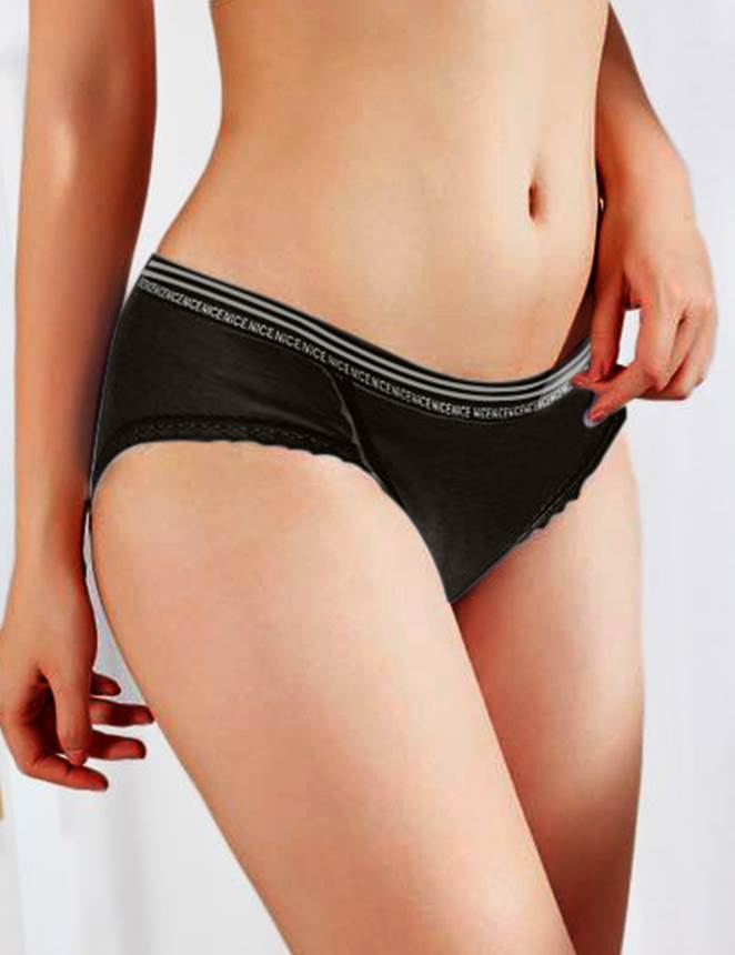 New Comfort Ultra-Soft Lace Edge Ladies Cotton Underwear
