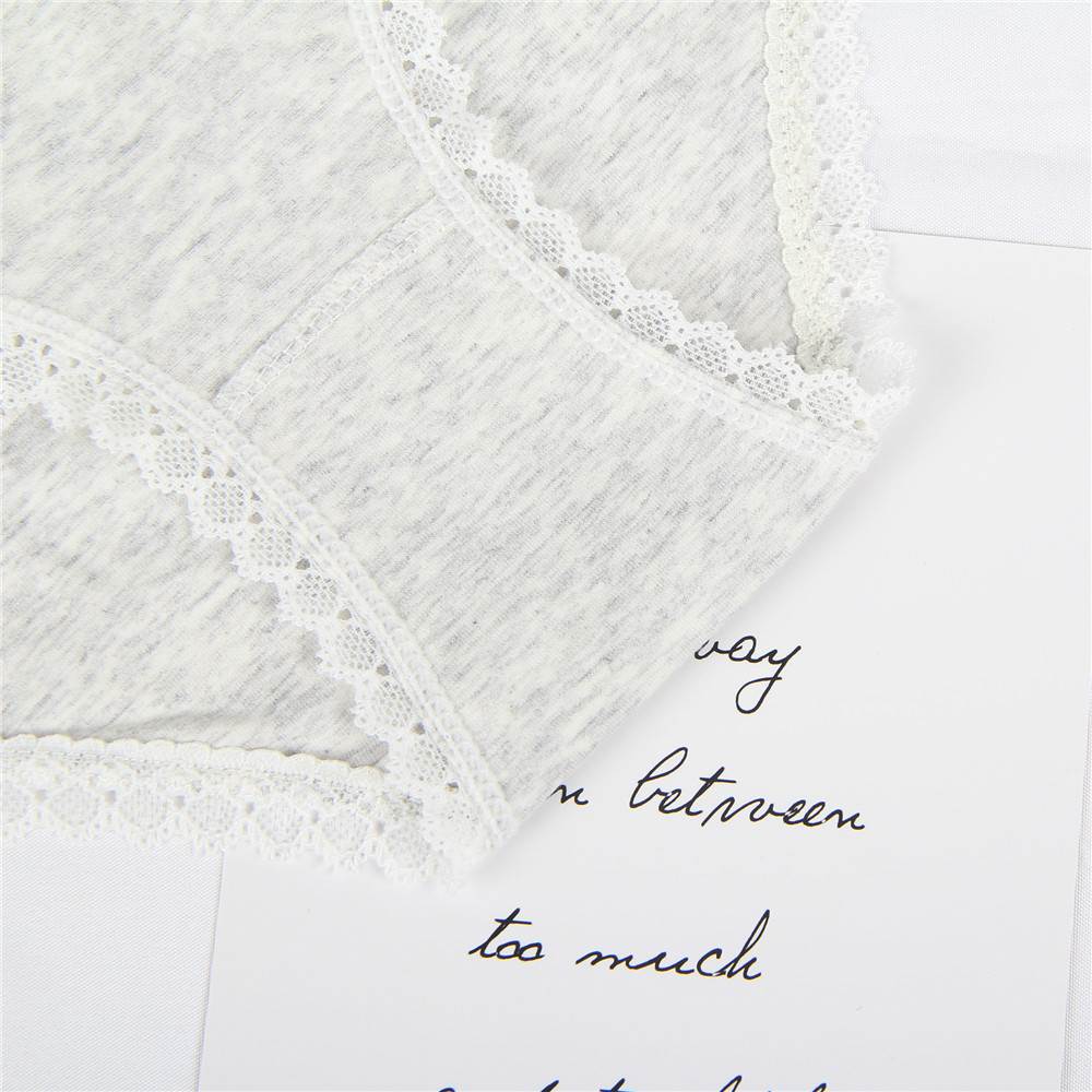 New Comfort Ultra-Soft Lace Edge Ladies Cotton Underwear