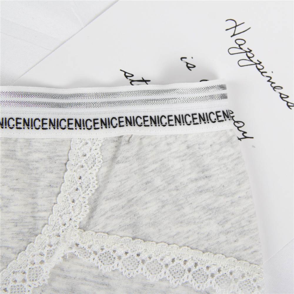New Comfort Ultra-Soft Lace Edge Ladies Cotton Underwear