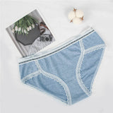 New Comfort Ultra-Soft Lace Edge Ladies Cotton Underwear