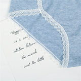New Comfort Ultra-Soft Lace Edge Ladies Cotton Underwear