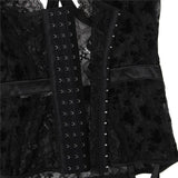 Plus Size With Farawlaya Exquisite Lace Garter Lingerie With Underwire