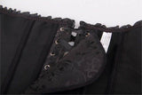 Online Sexy Silvery Floral Corset Top WITH FARAWLAYA