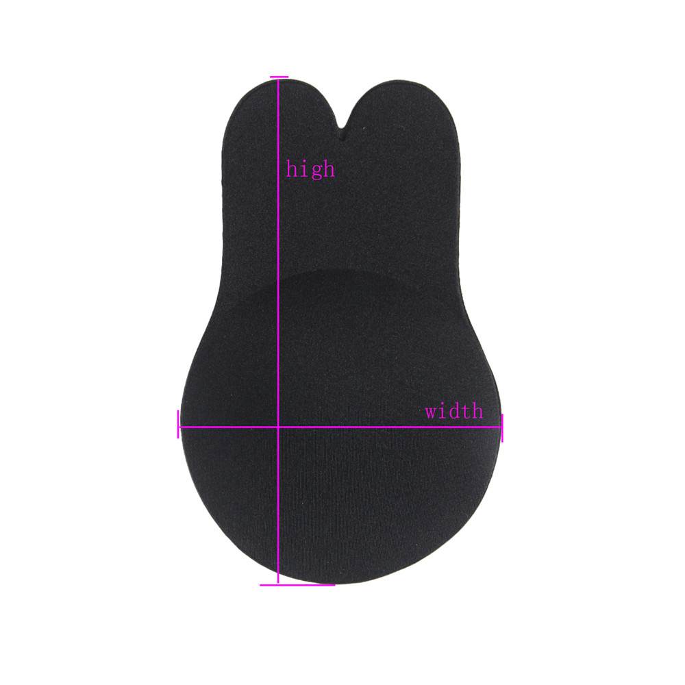 Strapless Women Rabbit Ear Breast Lift Up Invisible Self Adhesive Nipple Covers