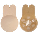 Strapless Women Rabbit Ear Breast Lift Up Invisible Self Adhesive Nipple Covers