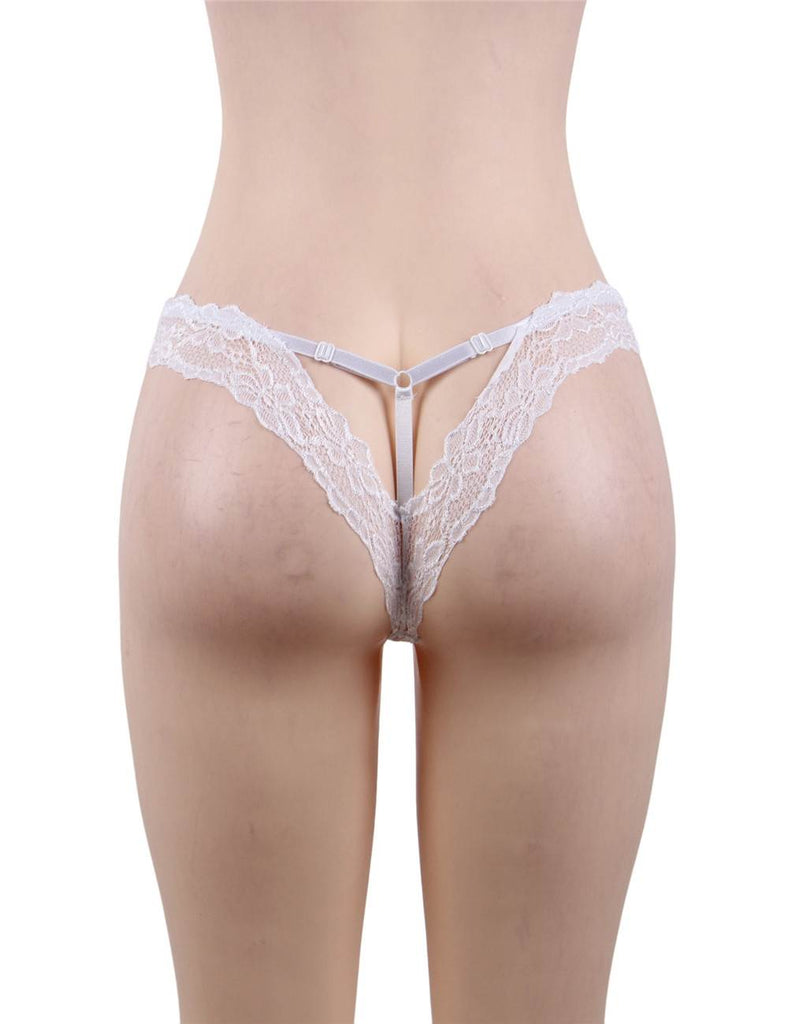 Pink Sexy Floral Lace Panty