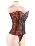 New High Quality Red Retro Corset