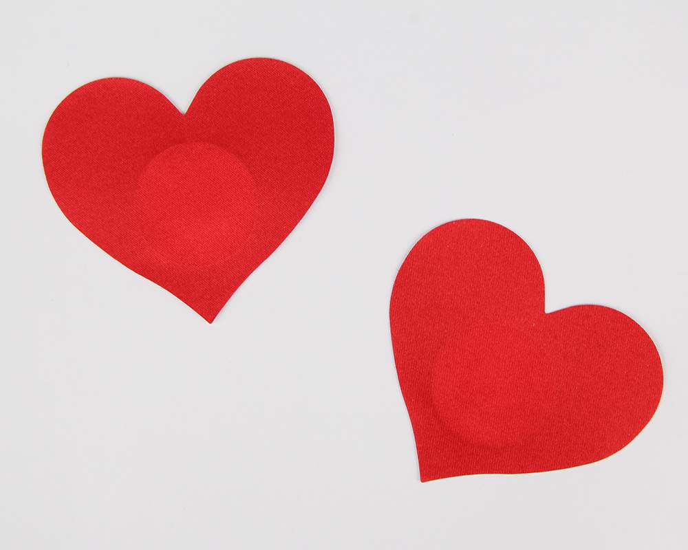 Red Heart Nipple Cover Up With Farawlaya