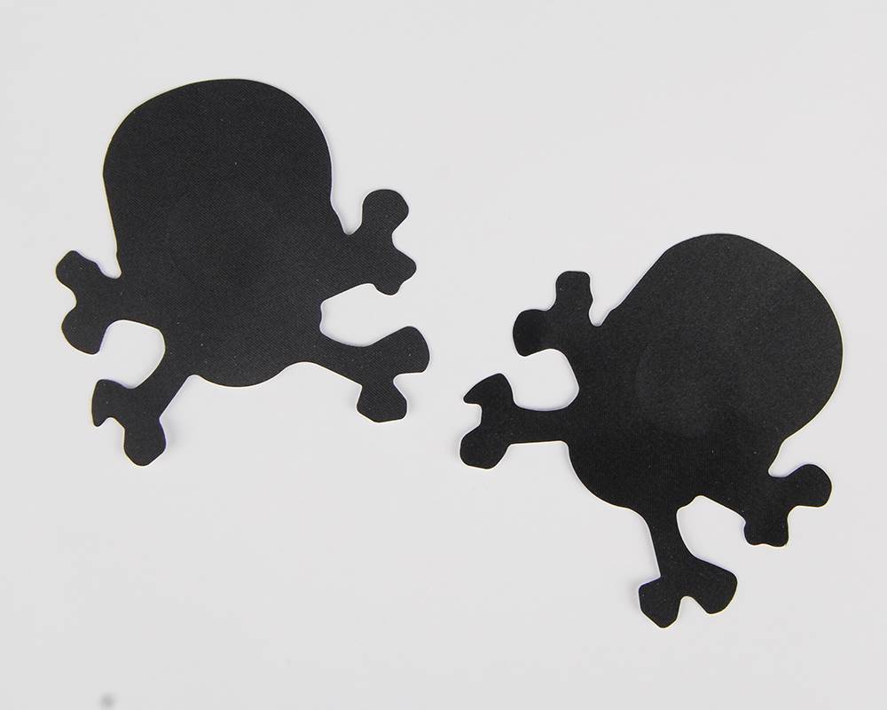 Black Skull Shaped Personality Nipple Cover