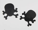 Black Skull Shaped Personality Nipple Cover