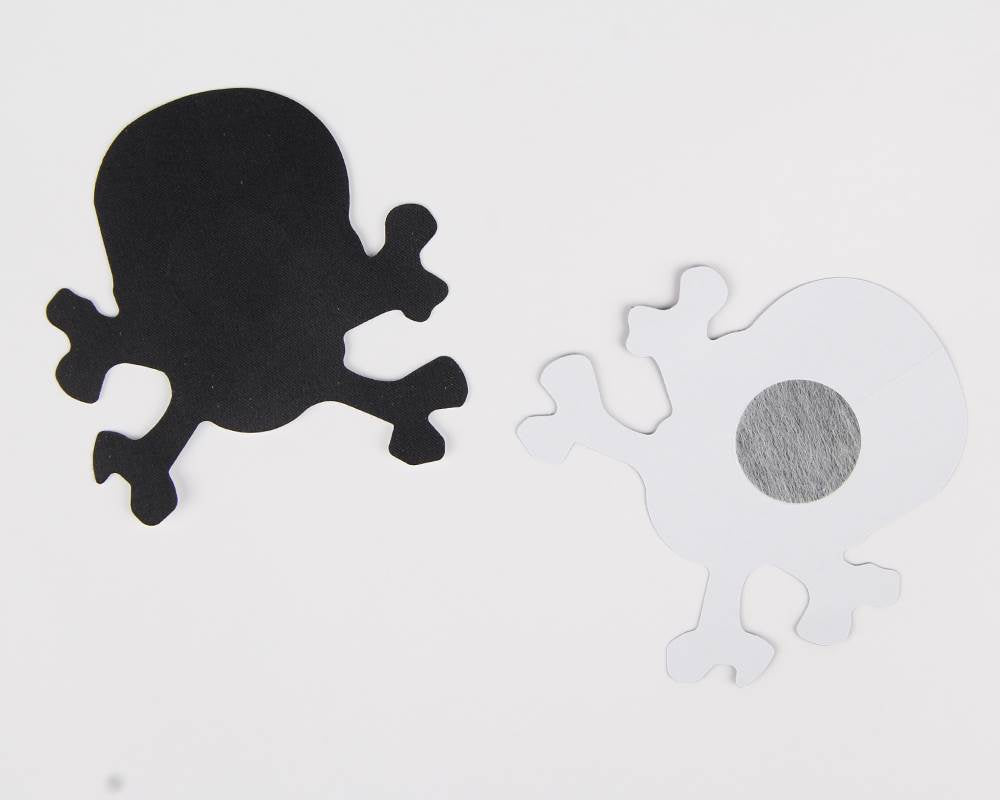 Black Skull Shaped Personality Nipple Cover