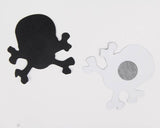 Black Skull Shaped Personality Nipple Cover