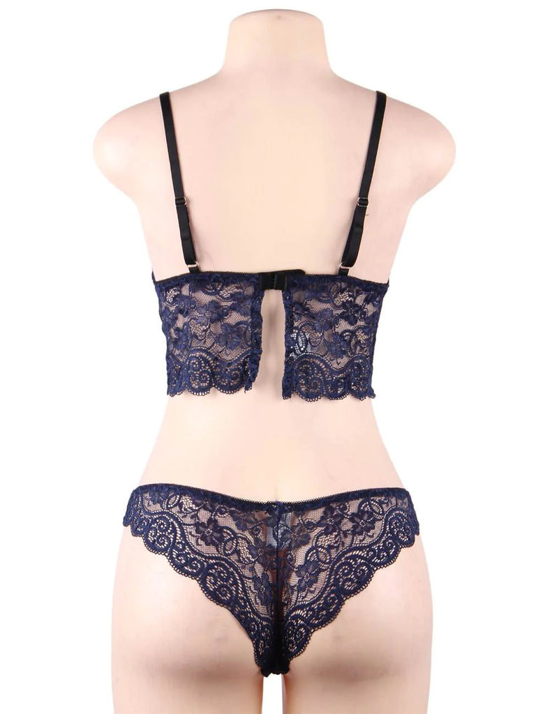 New Women Hollow Sexy Sleepwear Nightwear Lace Trim Satin Top Pajama Sets