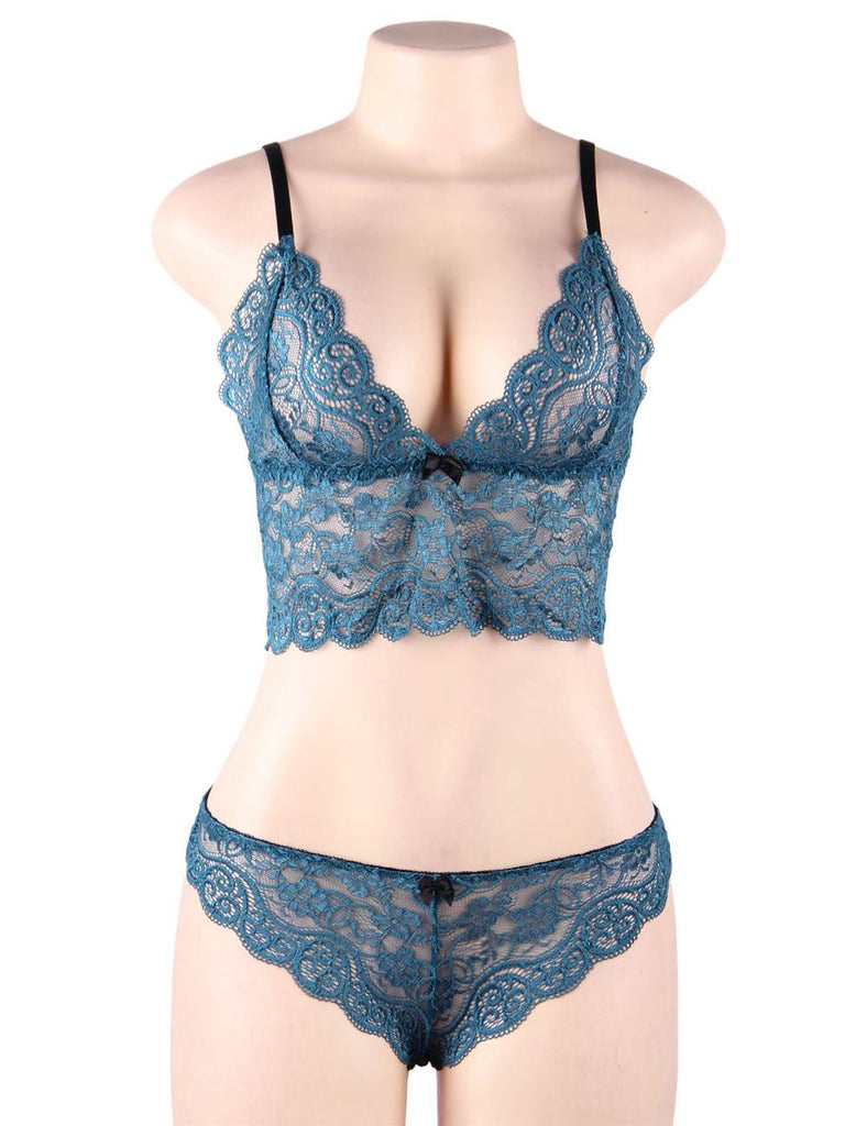 New Women Hollow Sexy Sleepwear Nightwear Lace Trim Satin Top Pajama Sets