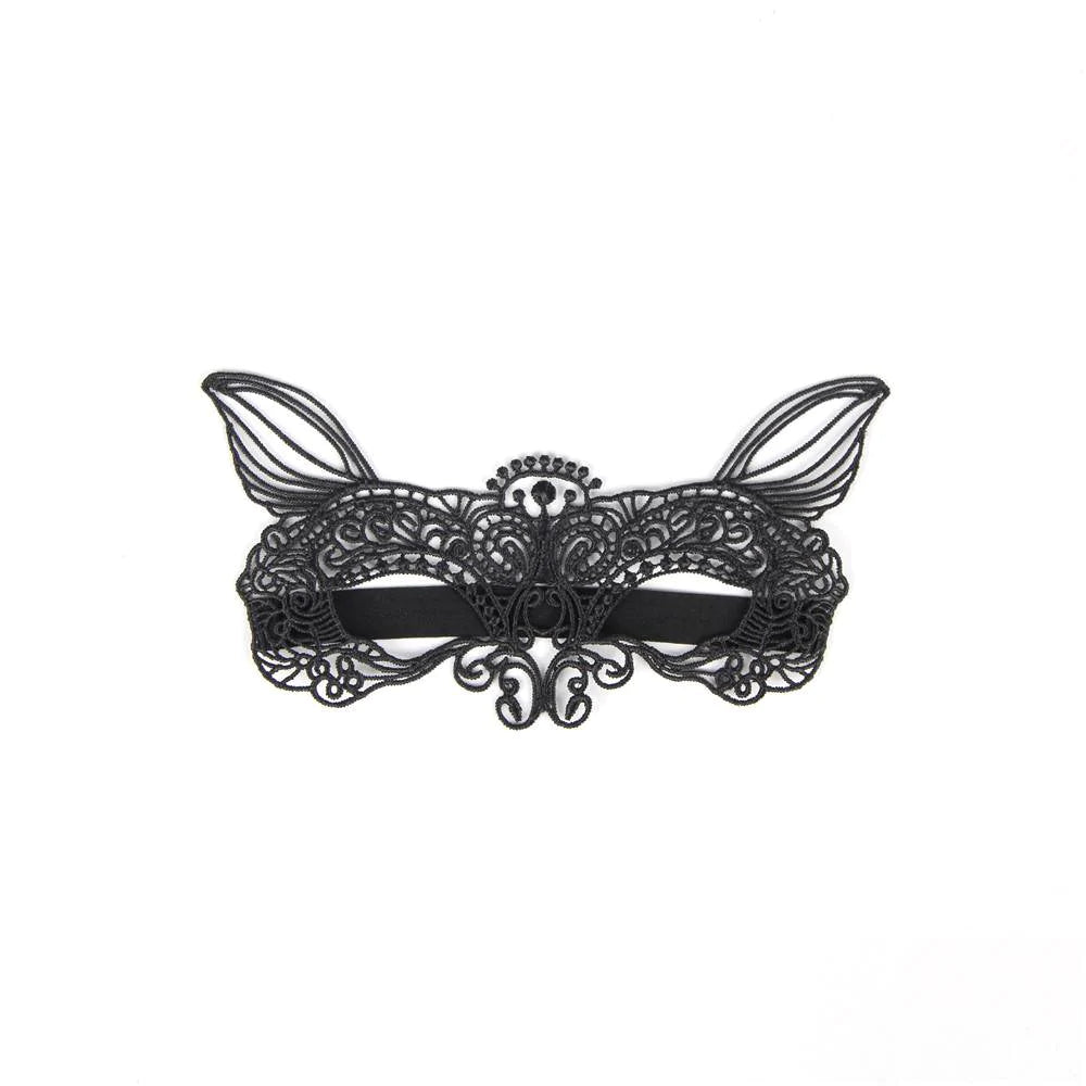 New Black & Red Lace Halter Babydoll Showing Nipples