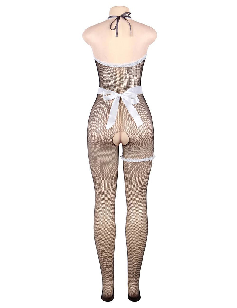 New Uniform Temptation Cute Maid Sexy BodyStocking Set