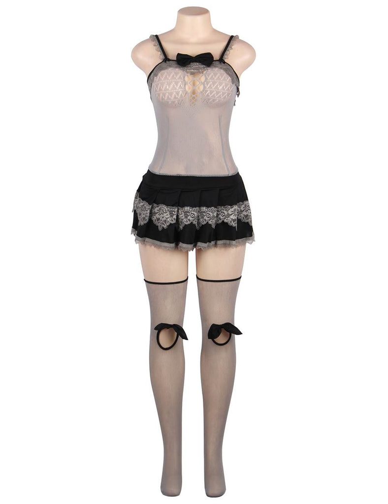 Uniform Temptation Sexy Sweet Playful Little Cute Lingerie Suit