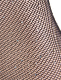 Fishnet Off-the-shoulder Sparkle Bodystocking